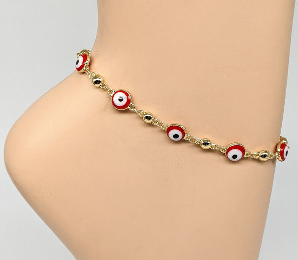 Plated Red Eye Anklet*