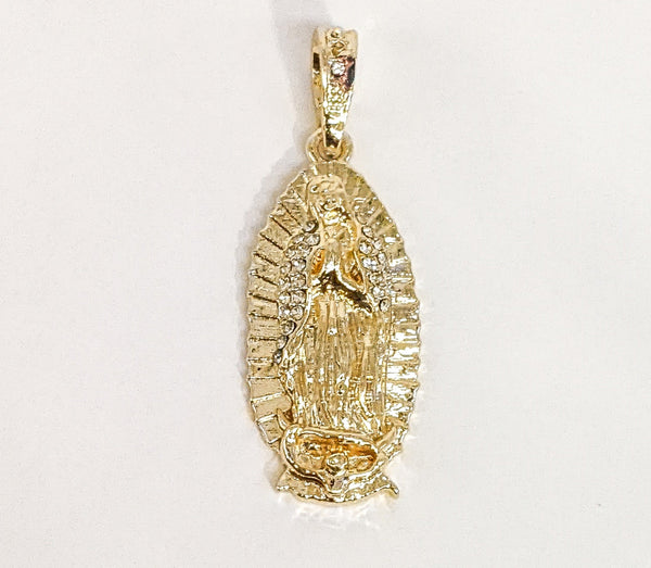 Gold Plated Virgin Mary Pendant