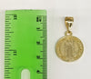 Plated Saint Benedict Pendant and Chain Set