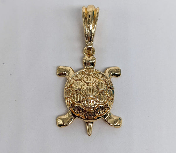 Gold Plated Turtle Pendant