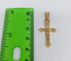 Gold Plated Cross Pendant and Stainless Steel Chain Set