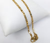 Plated Multicolor Saint Jude Pendant and Stainless Steel Chain Necklace