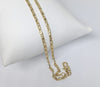 Gold Plated Tri-Gold Butterfly Pendant and Chain Set
