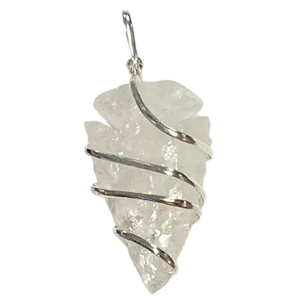 Clear Arrow Point Pendant