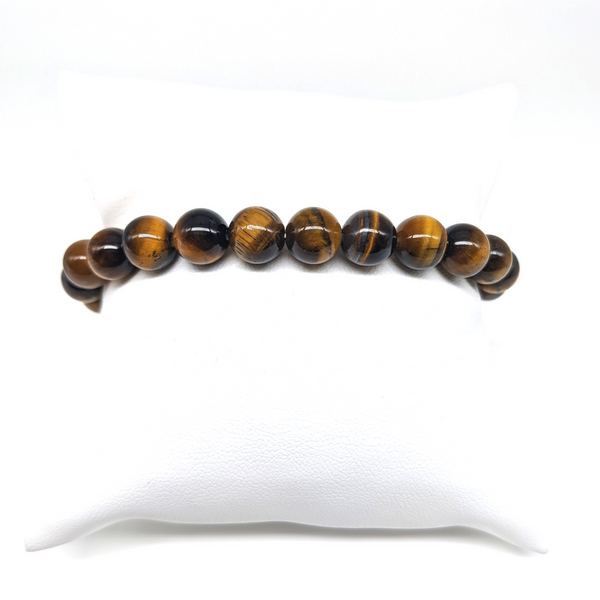 Polished Tigers Eye Rounds Bracelet