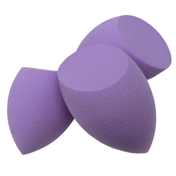 ECJ Beauty Flat Edge Makeup Blending Sponge LILAC