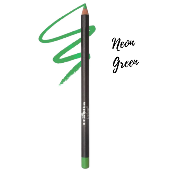 Italia Deluxe Ultra Fine Pencil Eyeliner NEON GREEN