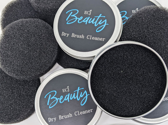 ECJ Beauty Dry Brush Cleaner & Replacement Sponge